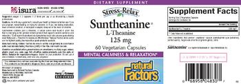 Natural Factors Stress-Relax Suntheanine L-Theanine - supplement