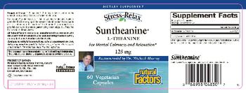 Natural Factors Stress-Relax Suntheanine L-Theanine 125 mg - supplement