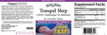 Natural Factors Stress-Relax Tranquil Sleep - supplement