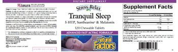 Natural Factors Stress-Relax Tranquil Sleep - supplement