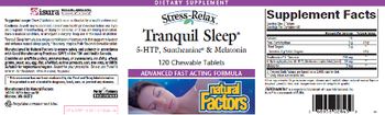 Natural Factors Stress-Relax Tranquil Sleep - supplement