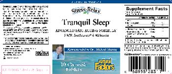 Natural Factors Stress-Relax Tranquil Sleep - supplement