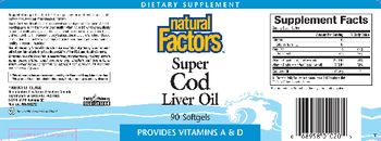 Natural Factors Super Cod Liver Oil - supplement