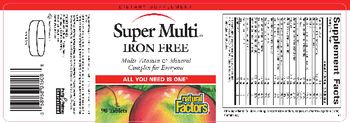 Natural Factors Super Multi Iron Free Multi Vitamin & Mineral Complex for Everyone - supplement