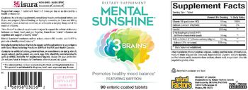 Natural Factors Three Brains Mental Sunshine - supplement