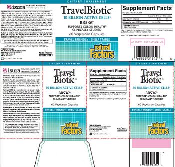 Natural Factors Travel Biotic - supplement