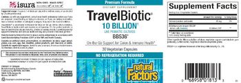 Natural Factors TravelBiotic - supplement