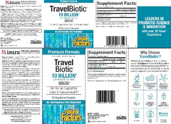 Natural Factors TravelBiotic - supplement