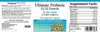 Natural Factors Ultimate Probiotic 12/12 Formula - supplement