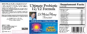 Natural Factors Ultimate Probiotic 12/12 Formula - supplement