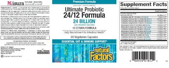 Natural Factors Ultimate Probiotic 24/12 Formula - supplement