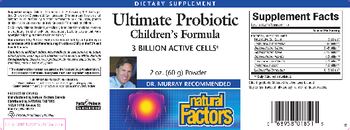 Natural Factors Ultimate Probiotic Children’s Formula - supplement