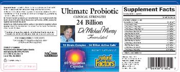 Natural Factors Ultimate Probiotic Clinical Strength 24 Billion - supplement