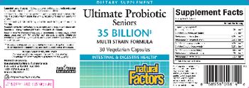 Natural Factors Ultimate Probiotic Seniors - supplement