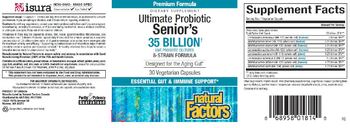 Natural Factors Ultimate Probiotic Seniors - supplement