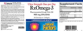 Natural Factors Ultra Strength One-per-Day RxOmega-3 - supplement