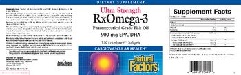 Natural Factors Ultra Strength RxOmega-3 - supplement