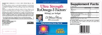 Natural Factors Ultra Strength RxOmega-3 Factors - 