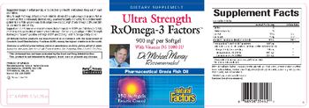 Natural Factors Ultra Strength RxOmega-3 Factors - supplement