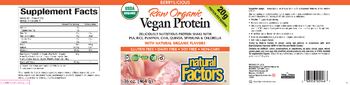 Natural Factors Vegan Protein Berrylicious - 