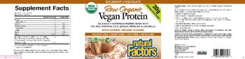 Natural Factors Vegan Protein Decadent Chocolate - 