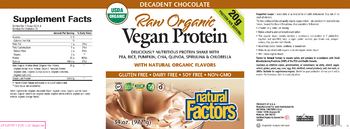 Natural Factors Vegan Protein Decadent Chocolate - 