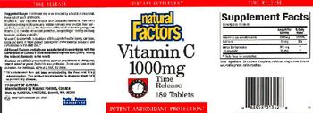 Natural Factors Vitamin C 1000 mg - supplement