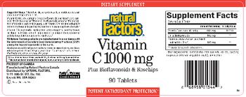 Natural Factors Vitamin C 1000 mg Plus Bioflavonoids & Rosehips - supplement