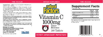 Natural Factors Vitamin C 1000 mg Time Release - supplement