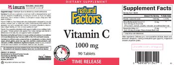 Natural Factors Vitamin C 1000 mg Time Release - supplement