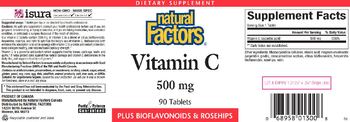 Natural Factors Vitamin C 500 mg - supplement