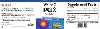 Natural Factors WellBetX PGX Plus Mulberry - supplement
