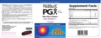 Natural Factors WellBetX PGX Ultra Matrix Softgels Plus Mulberry - supplement