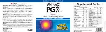 Natural Factors WellBetX PGX Weight Management Shake Chocolate - supplement