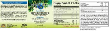 Natural Factors Whole Earth & Sea Bone Structure Multivitamin & Mineral - supplement