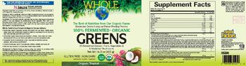 Natural Factors Whole Earth & Sea Greens Organic Tropical - supplement