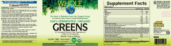 Natural Factors Whole Earth & Sea Greens Unflavored - supplement