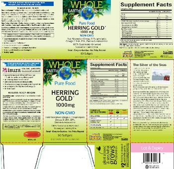 Natural Factors Whole Earth & Sea Herring Gold 1000 mg - supplement