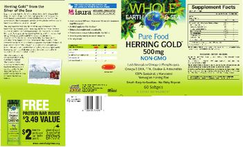 Natural Factors Whole Earth & Sea Herring Gold 500 mg - supplement