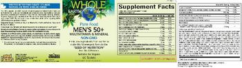 Natural Factors Whole Earth & Sea Pure Food Men's 50+ Multivitamin & Mineral - supplement