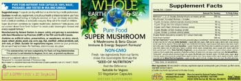 Natural Factors Whole Earth & Sea Super Mushroom - supplement