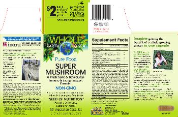 Natural Factors Whole Earth & Sea Super Mushroom - supplement