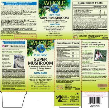 Natural Factors Whole Earth & Sea Super Mushroom - supplement