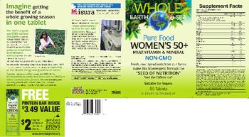 Natural Factors Whole Earth & Sea Women's 50+ Multivitamin & Mineral - supplement