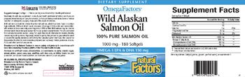 Natural Factors Wild Alaskan Salmon Oil 1000 mg - supplement