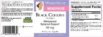 Natural Factors WomenSense Black Cohosh Extract 40 mg - supplement