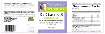 Natural Factors WomenSense Rx Omega-3 Women's Blend - supplement