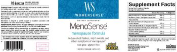 Natural Factors WS WomenSense MenoSense - supplement