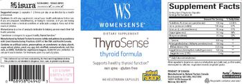 Natural Factors WS WomenSense ThyroSense - supplement