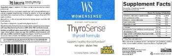 Natural Factors WS WomenSense ThyroSense - supplement